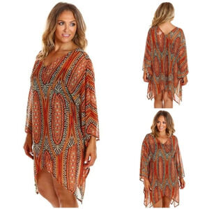 Capriosca Mesh Tunic‎ - Safari